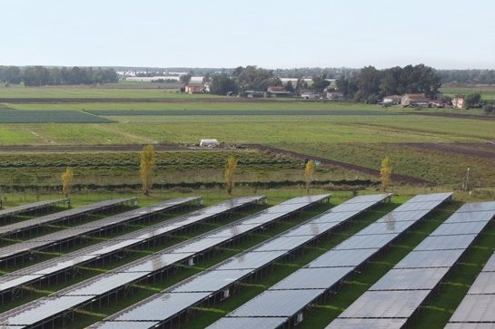 impianto fotovoltaico a terra